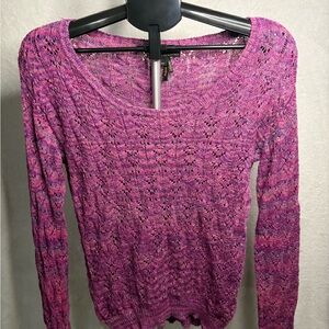 Buffalo David Bitton Pink Knit Sweater